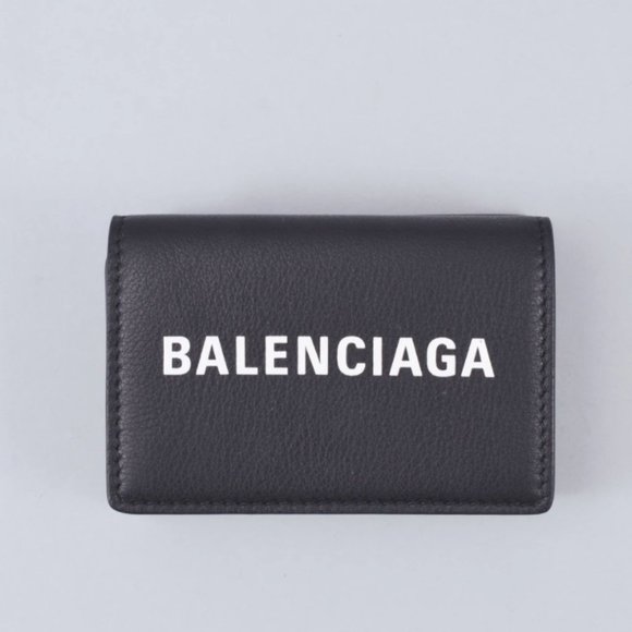 Balenciaga Handbags - Balenciaga Black Logo Wallet